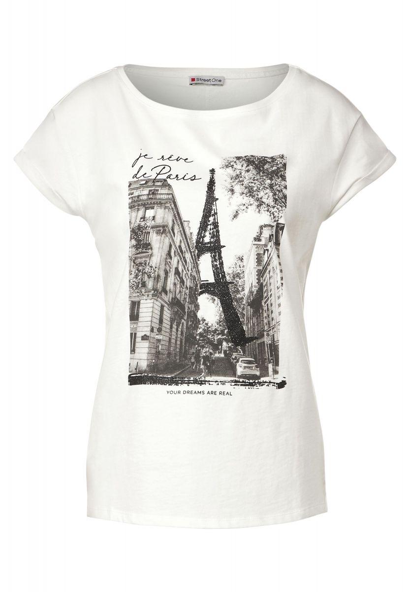 36 Street Photo white - print - t-shirt (20108) One