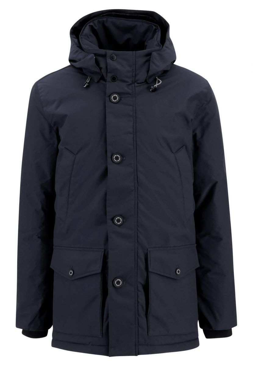 Blue hotsell hooded parka