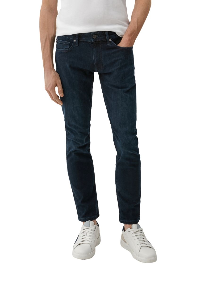 - Label Slim: 36/36 Hyperstretch 5-Pocket-Jeans - (59Z7) blau s.Oliver Red aus
