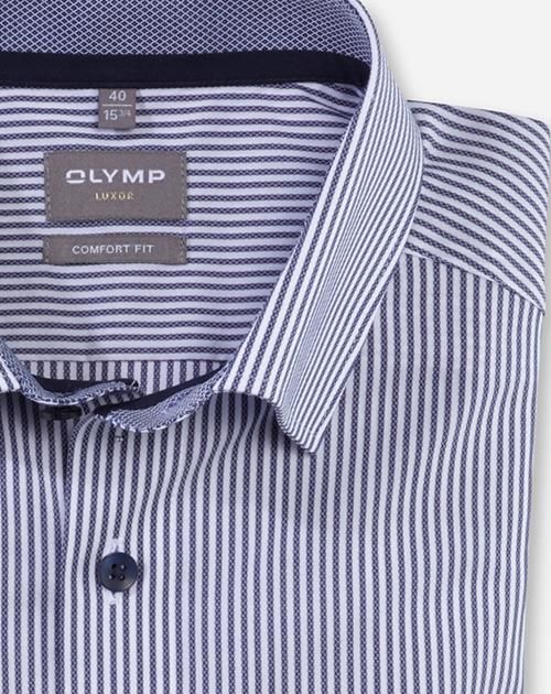 Olymp Luxor Comfort Fit Businesshemd - blau (18) - 45 | 
