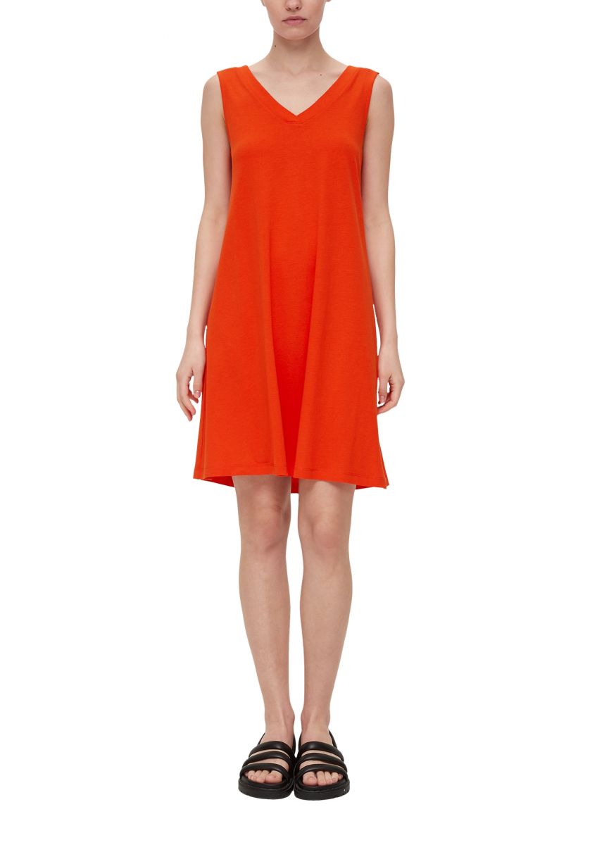 s.Oliver Red Label Jerseykleid aus Modalmix - orange (2550) - 34