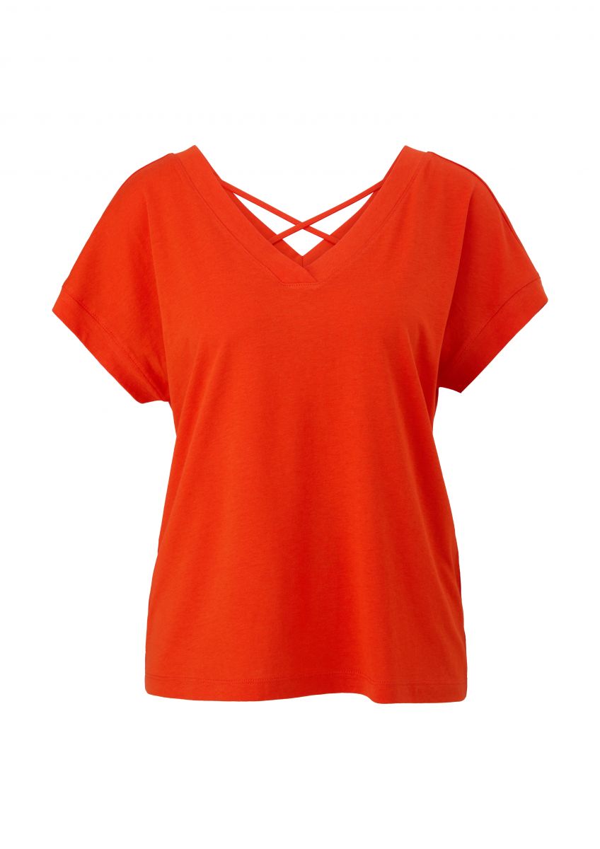 (2550) mix 40 shirt - Red s.Oliver t - Modal orange Label