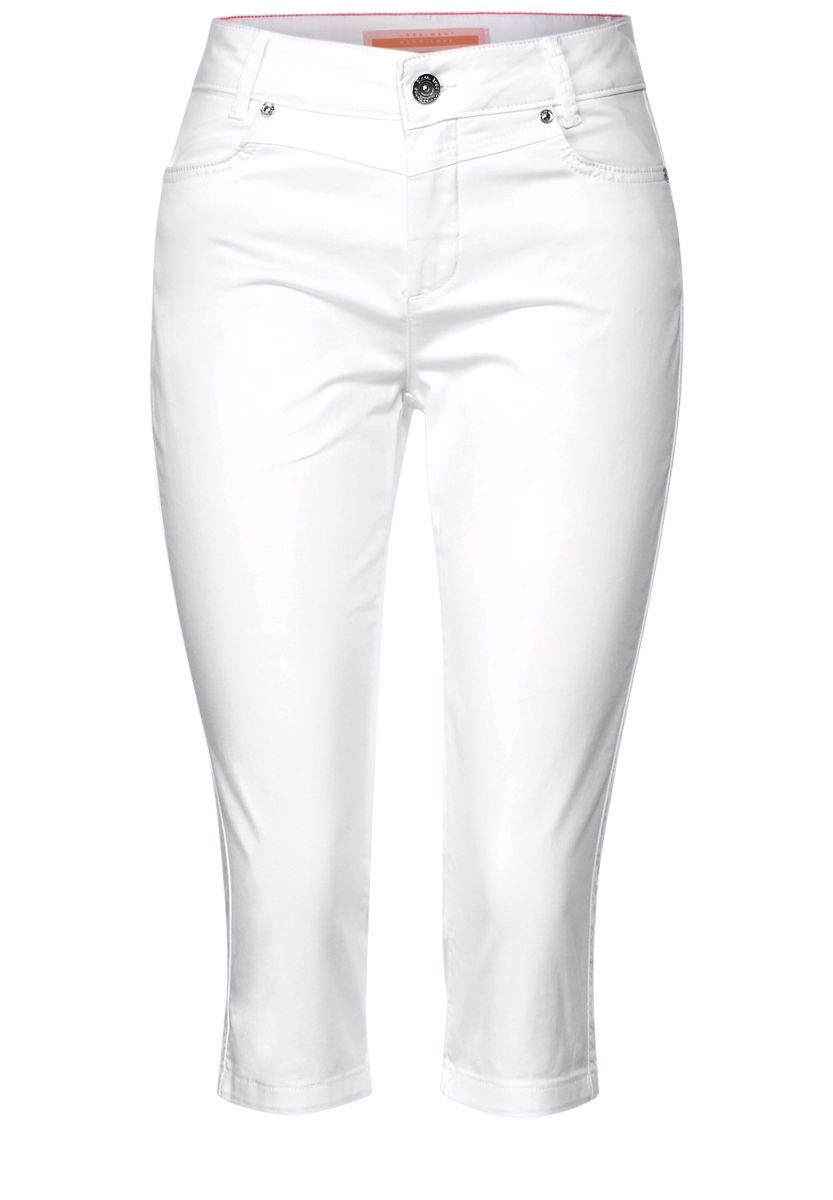 Street One Casual fit capri pants - Yulius - white (10000) - 42/18