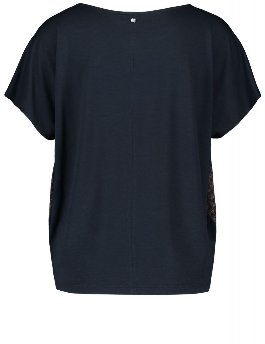 Blue black shop t shirt