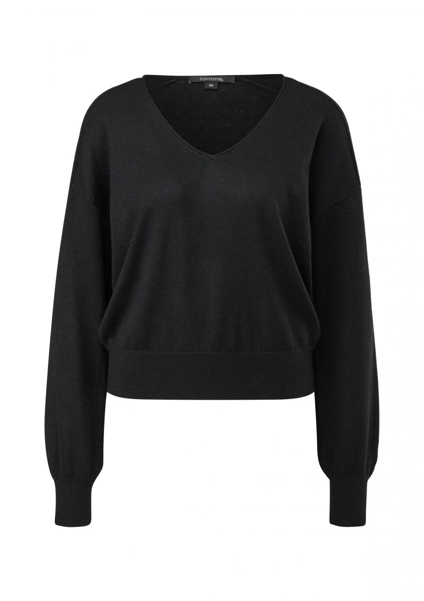 Black 2025 wooly jumper