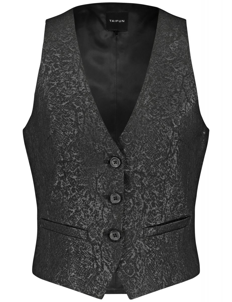 Vest black clearance and white