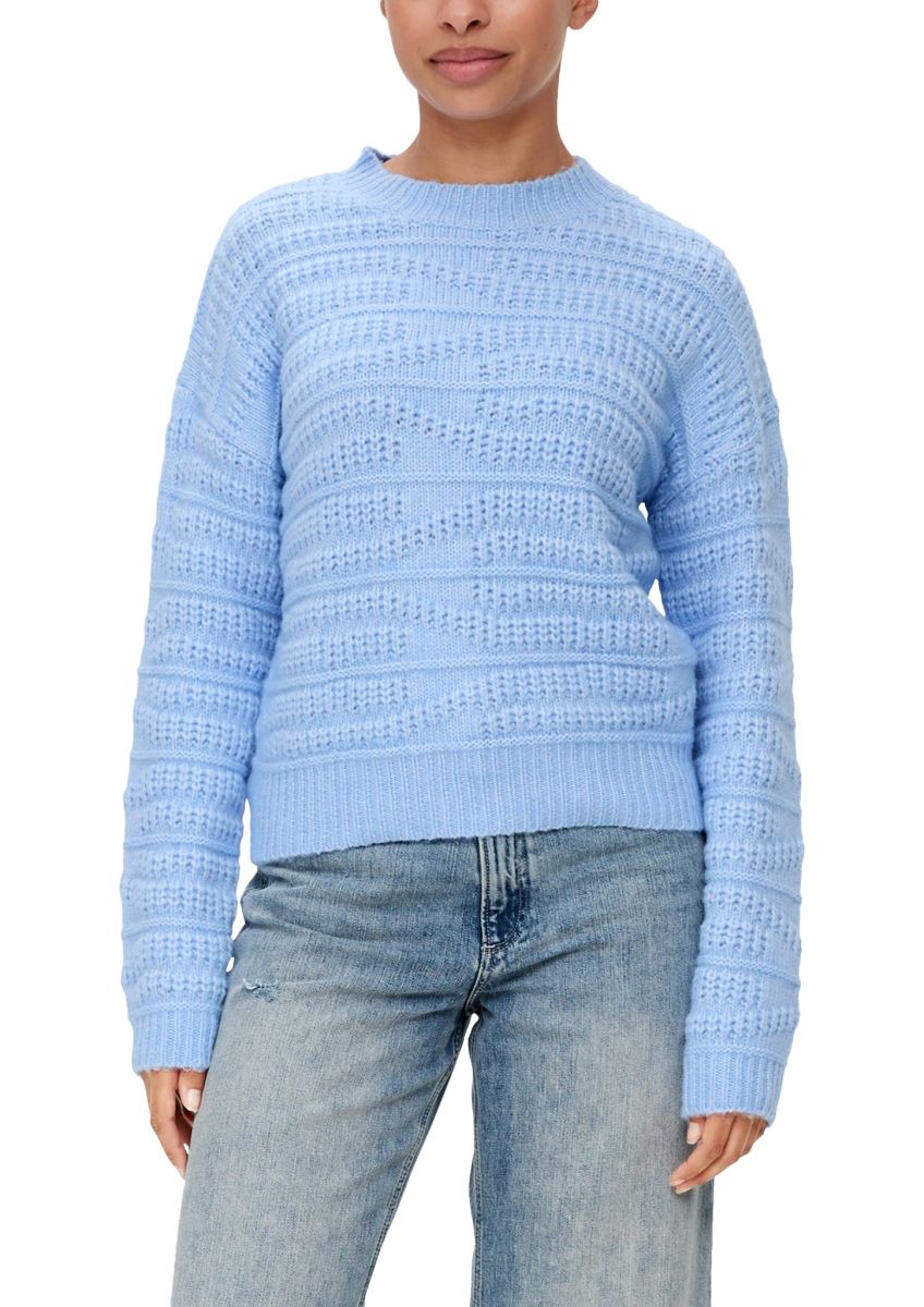 Blue 2025 knitted jumper