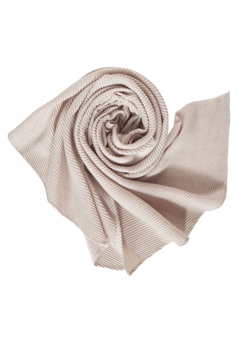 Pleated scarf on sale