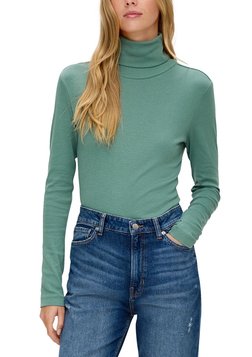 Blue long sale sleeve turtleneck