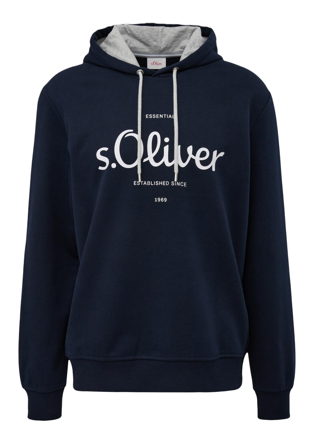 s.Oliver Red Label Hoodie with front print blue 59D2 S