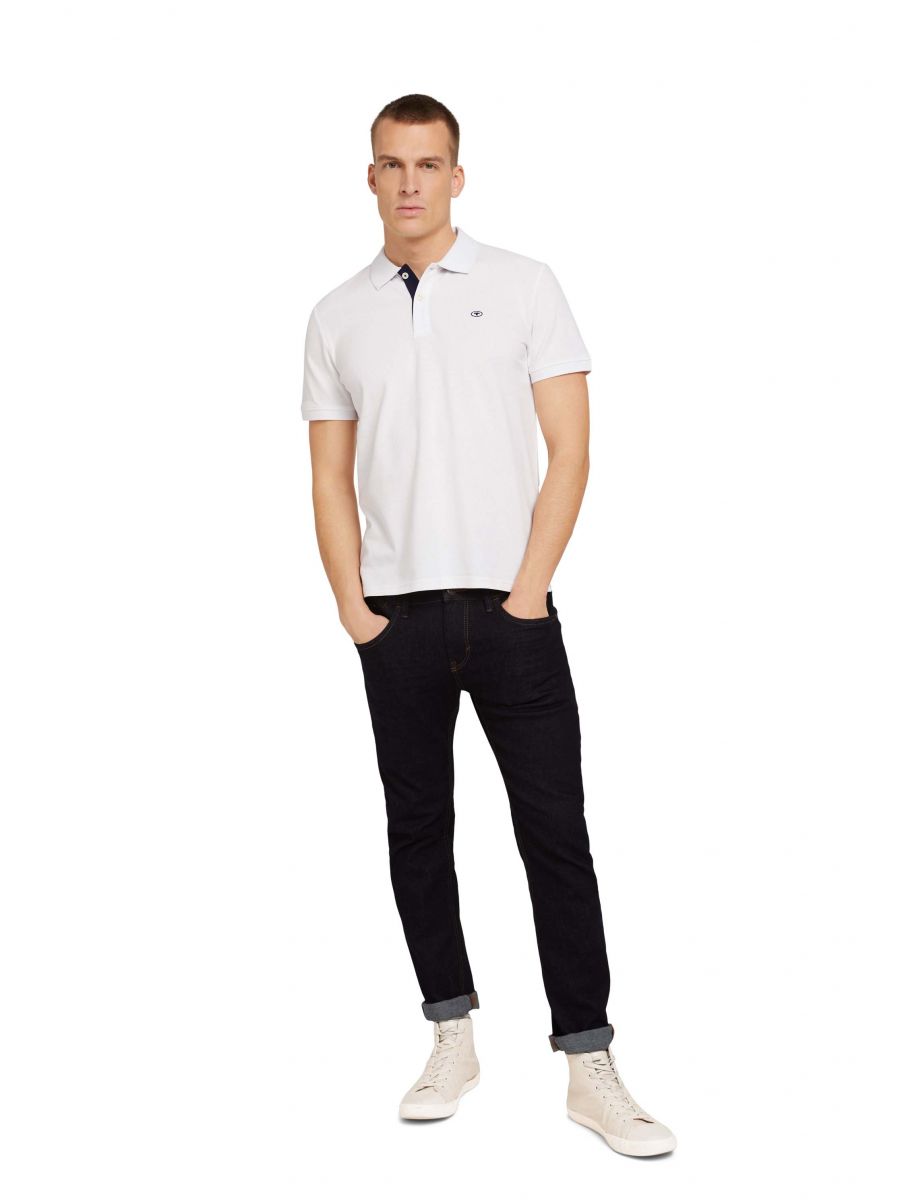 Tom Tailor Basic Poloshirt - weiß (20000)