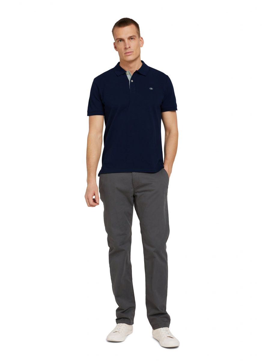 Tom Tailor Basic Poloshirt - blau (10668)