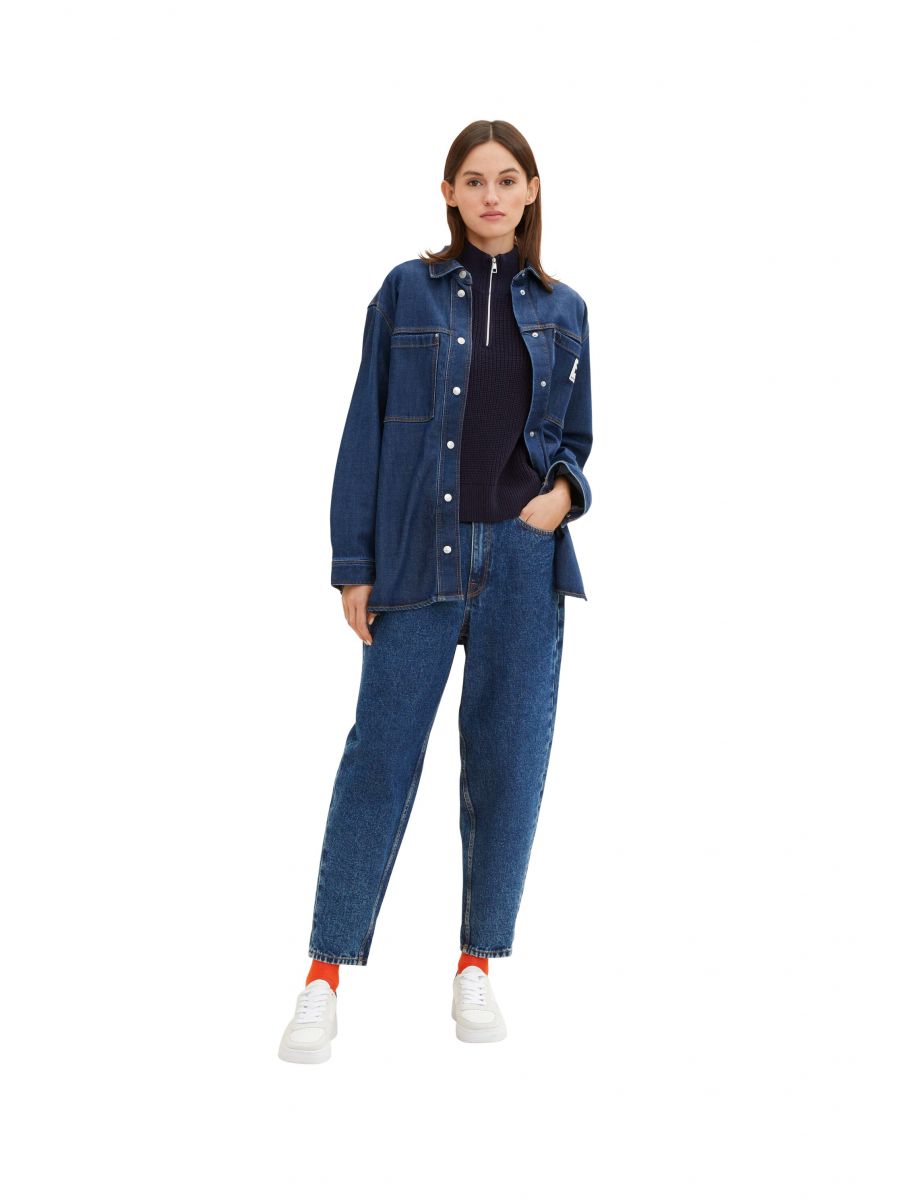 Leg Denim Jeans Fit Tom Barrel - (10114) XS with Mom Tailor blue -
