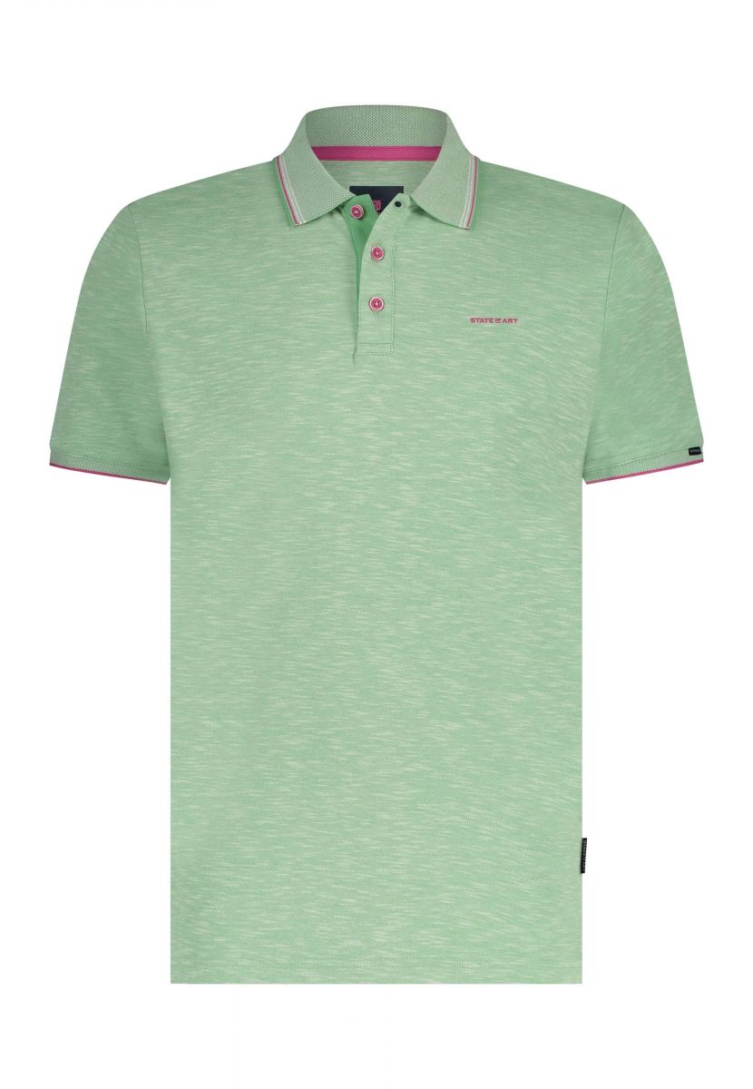 State of Art Regular Fit Polo green 3411 L