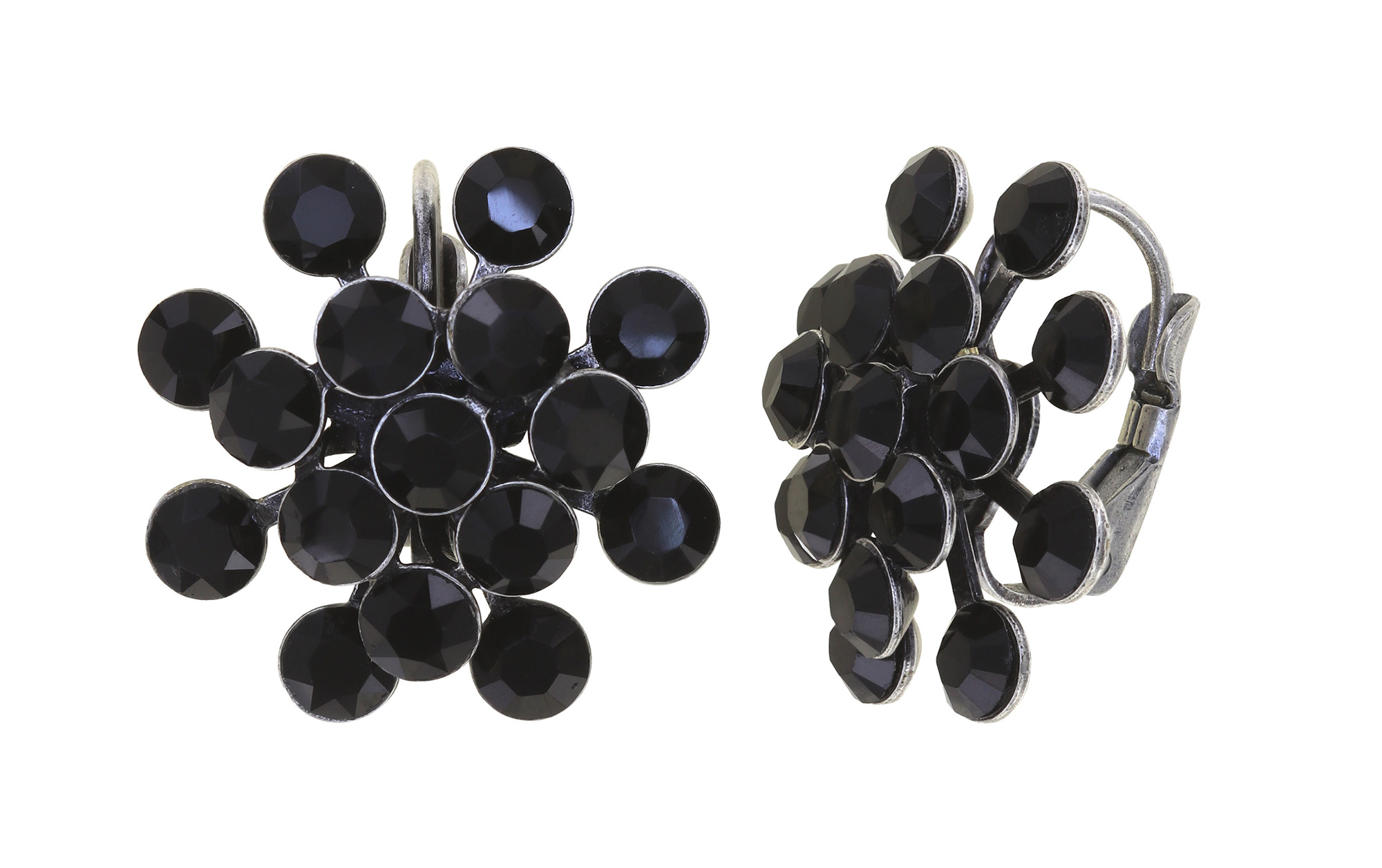 Konplott Earrings - Magic Fireball  - black (0040)