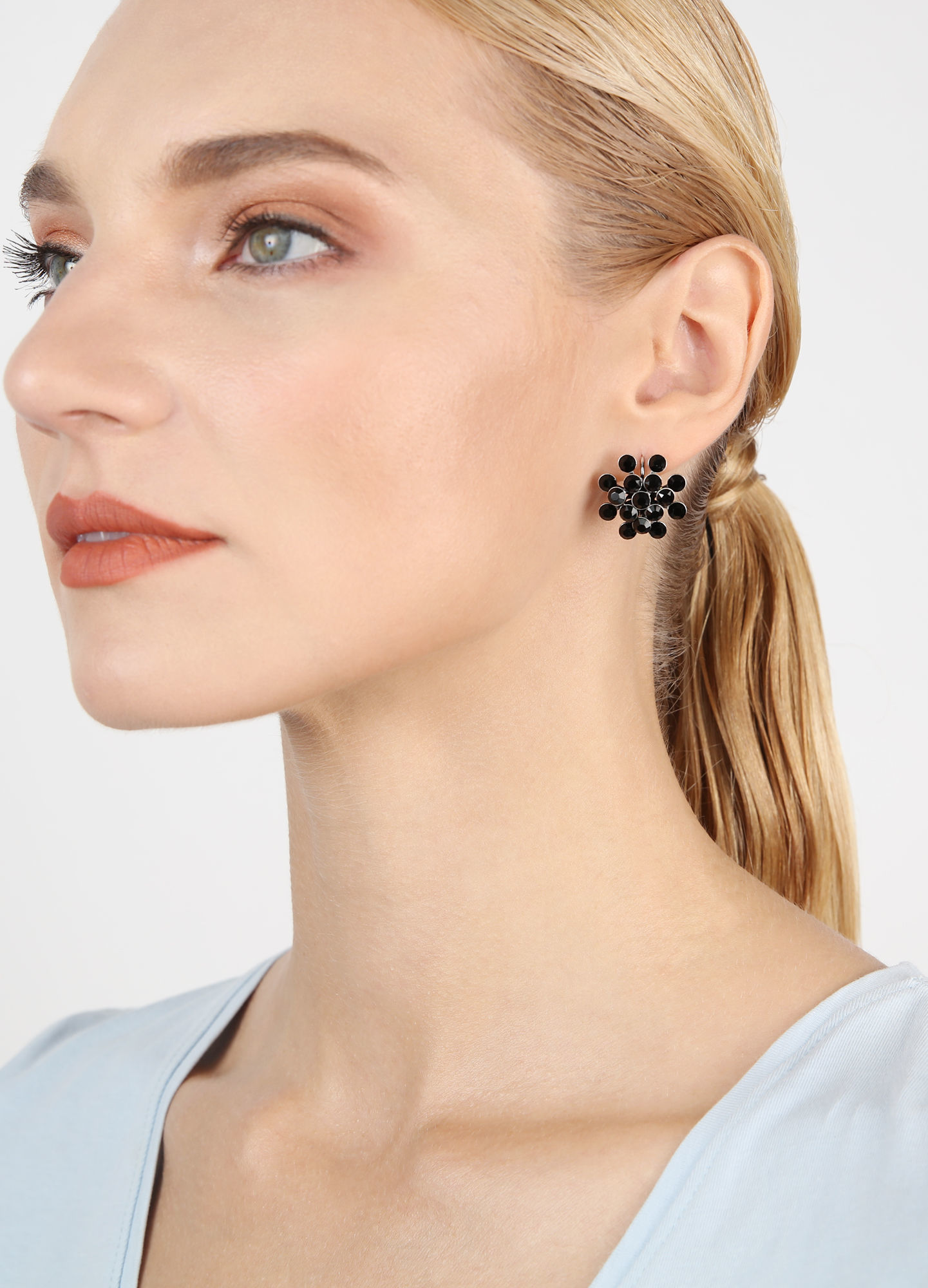 Konplott Earrings - Magic Fireball  - black (0040)