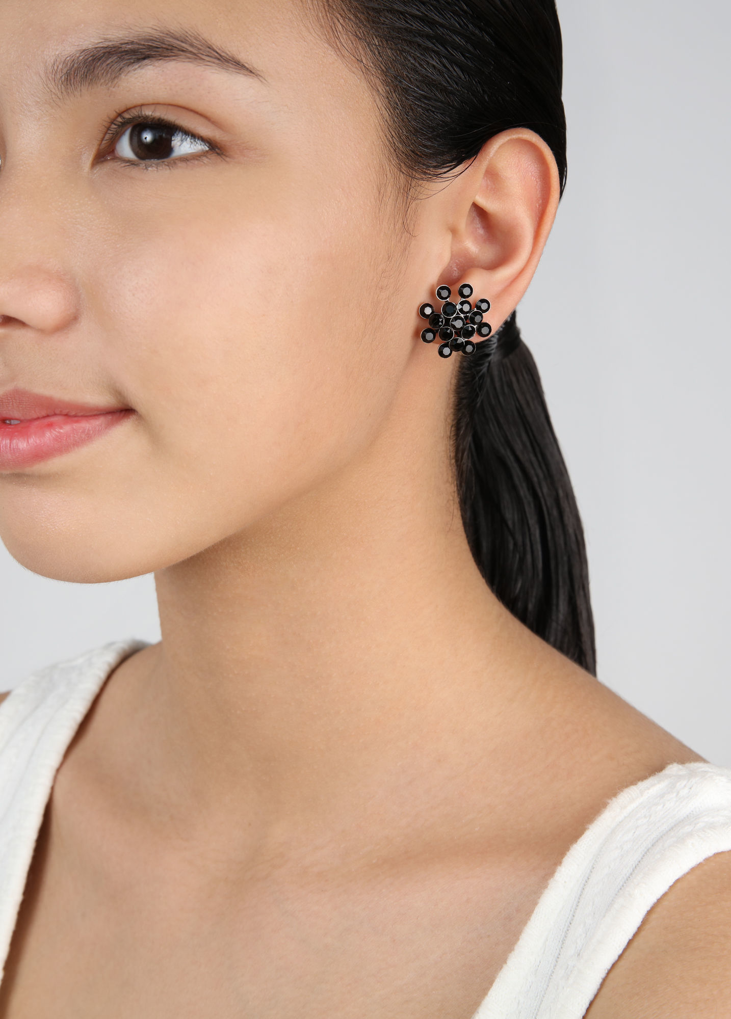 Konplott Earrings - Magic Fireball - black (0040)