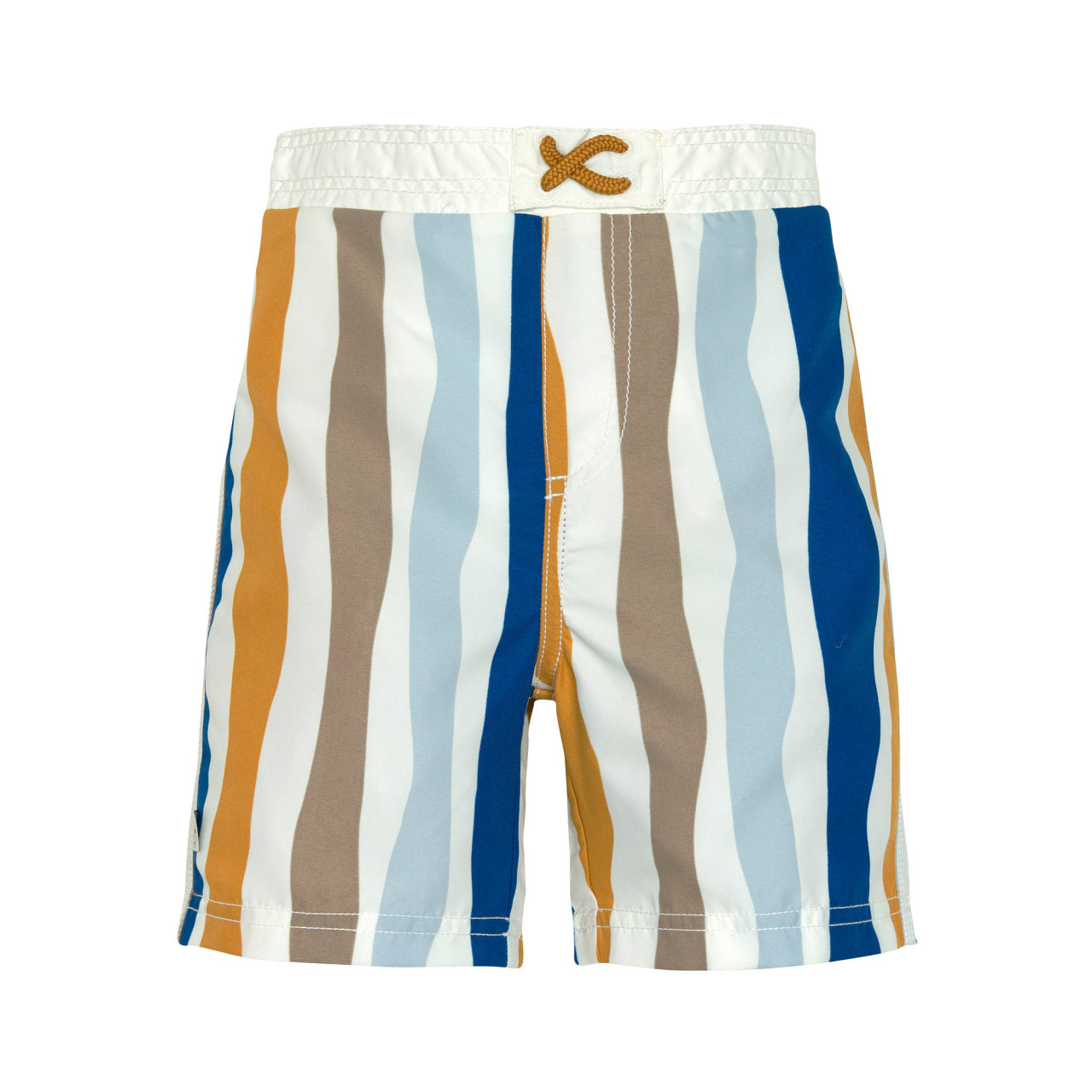Lassig Swimming shorts waves orange blue Bleu 92