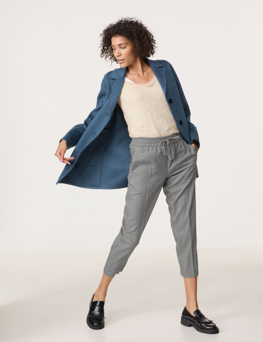 Gerry Weber Collection Short coat with wool blue (80939) 46