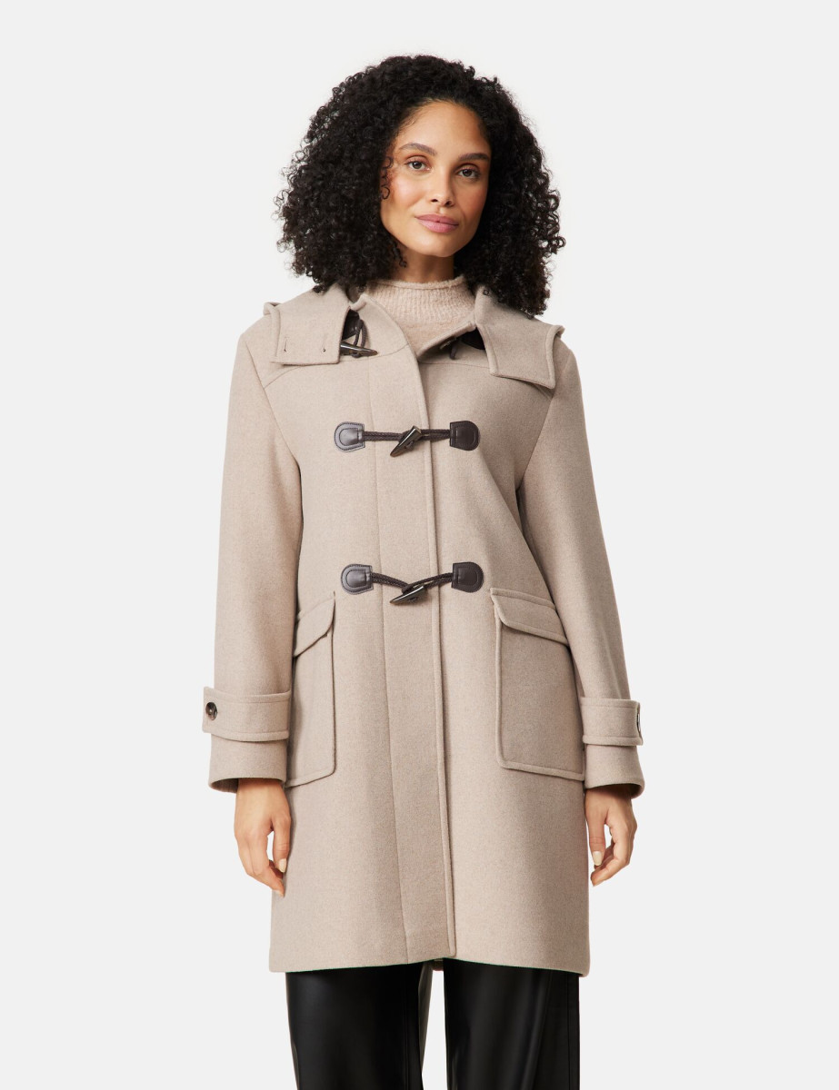 Gerry Weber Edition Duffle coat with wool content beige 904910 42