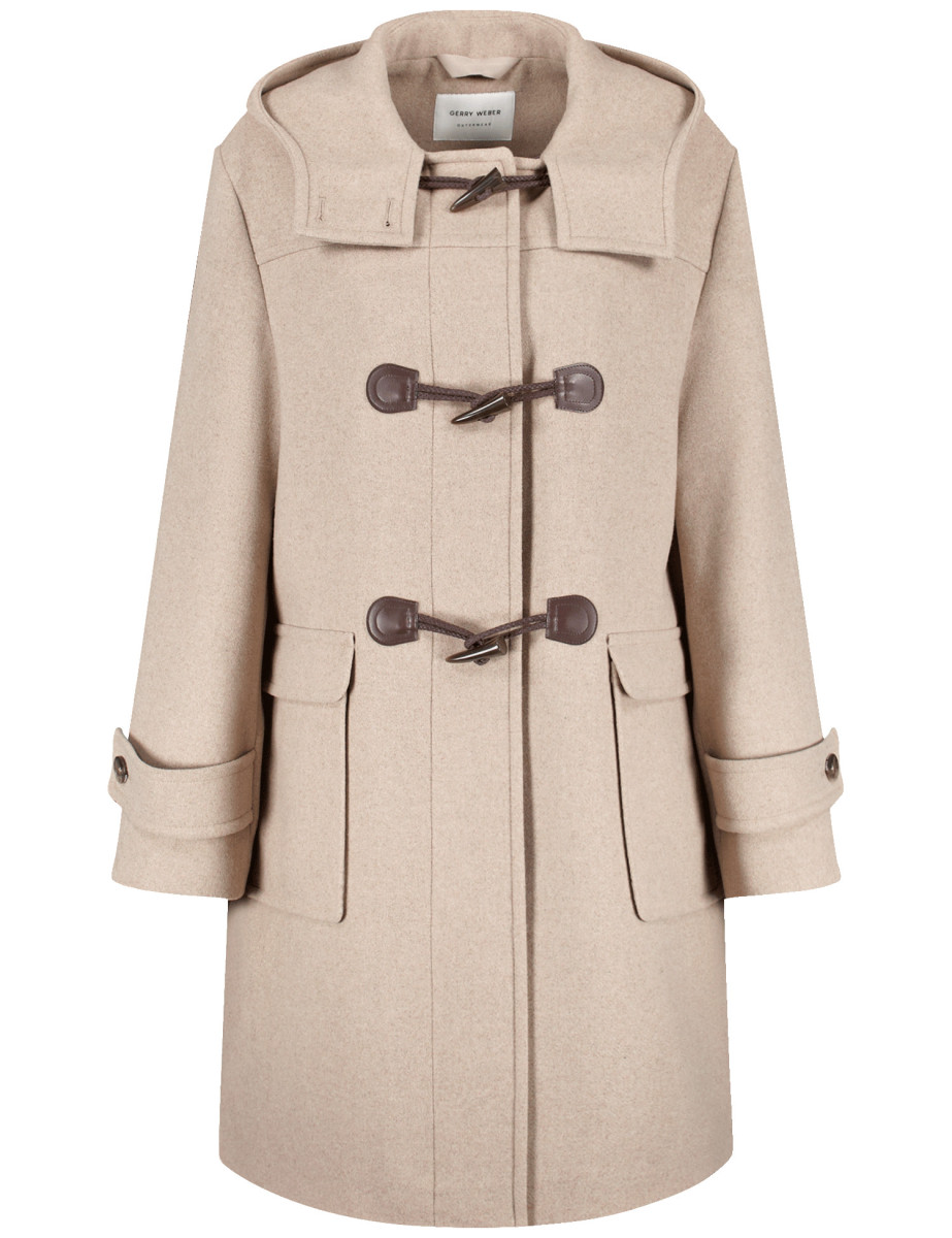 Gerry Weber Edition Duffle coat with wool content beige 904910 42