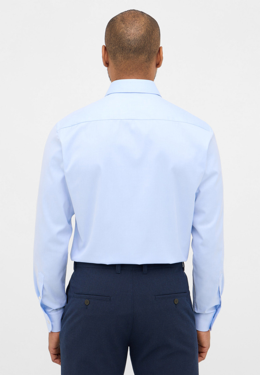 Eterna Modern Fit: long sleeve shirt - blue (10)