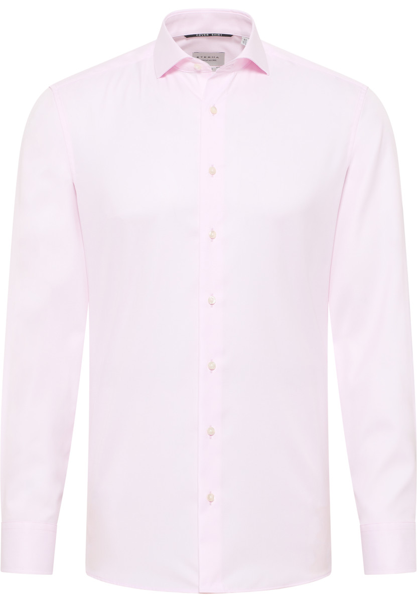 Eterna Slim Fit: long sleeve shirt  - pink (50)