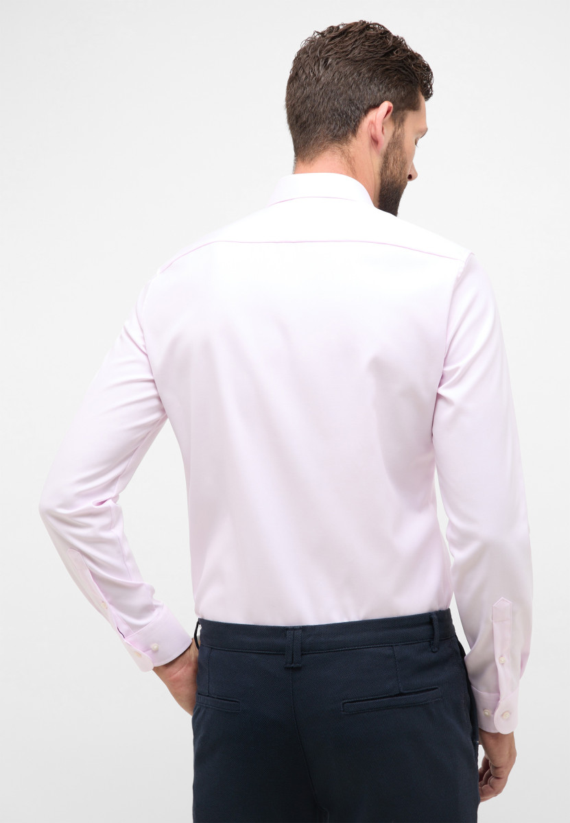 Eterna Slim Fit: long sleeve shirt  - pink (50)