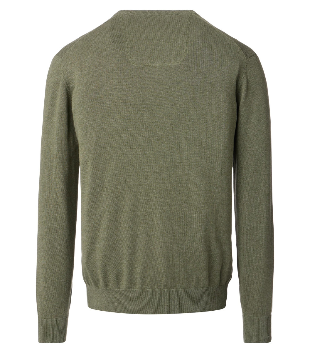 Casamoda V-neck jumper - green (335)