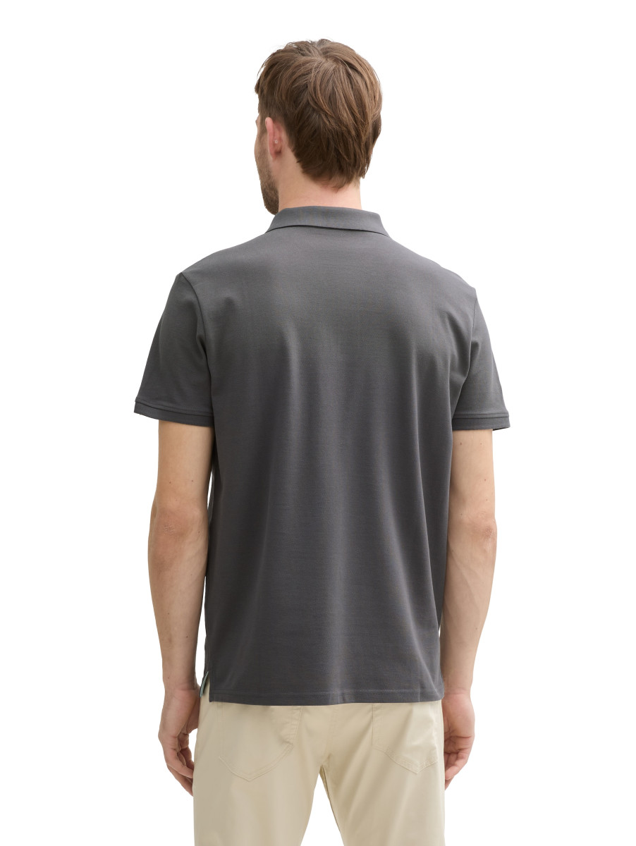 Tom Tailor Basic Poloshirt - grau (10307)