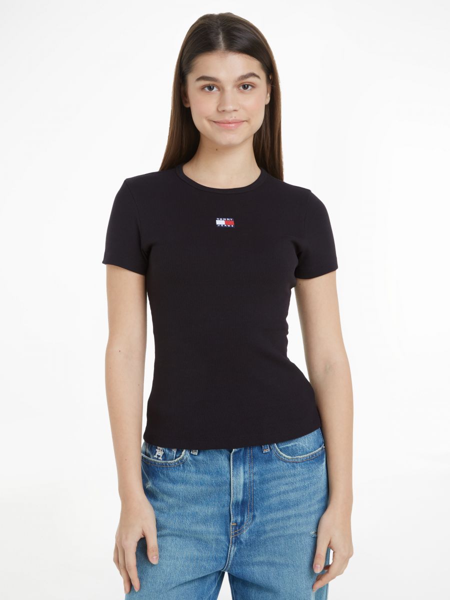 Black on sale tommy shirt