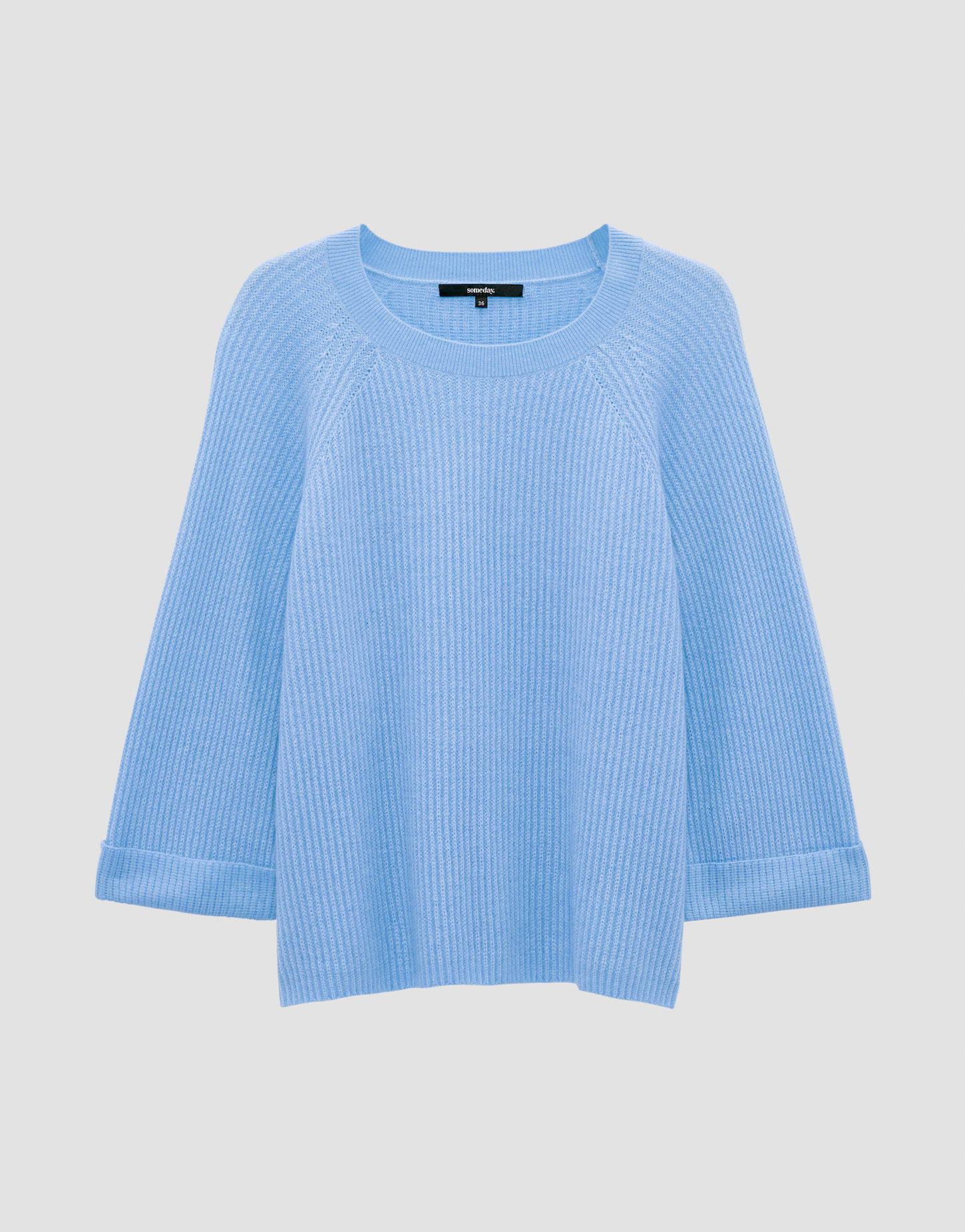 Blue sale knitted sweater