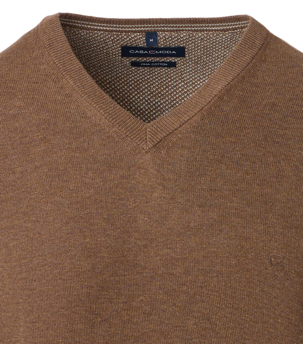 Casamoda V-neck jumper - beige (679)