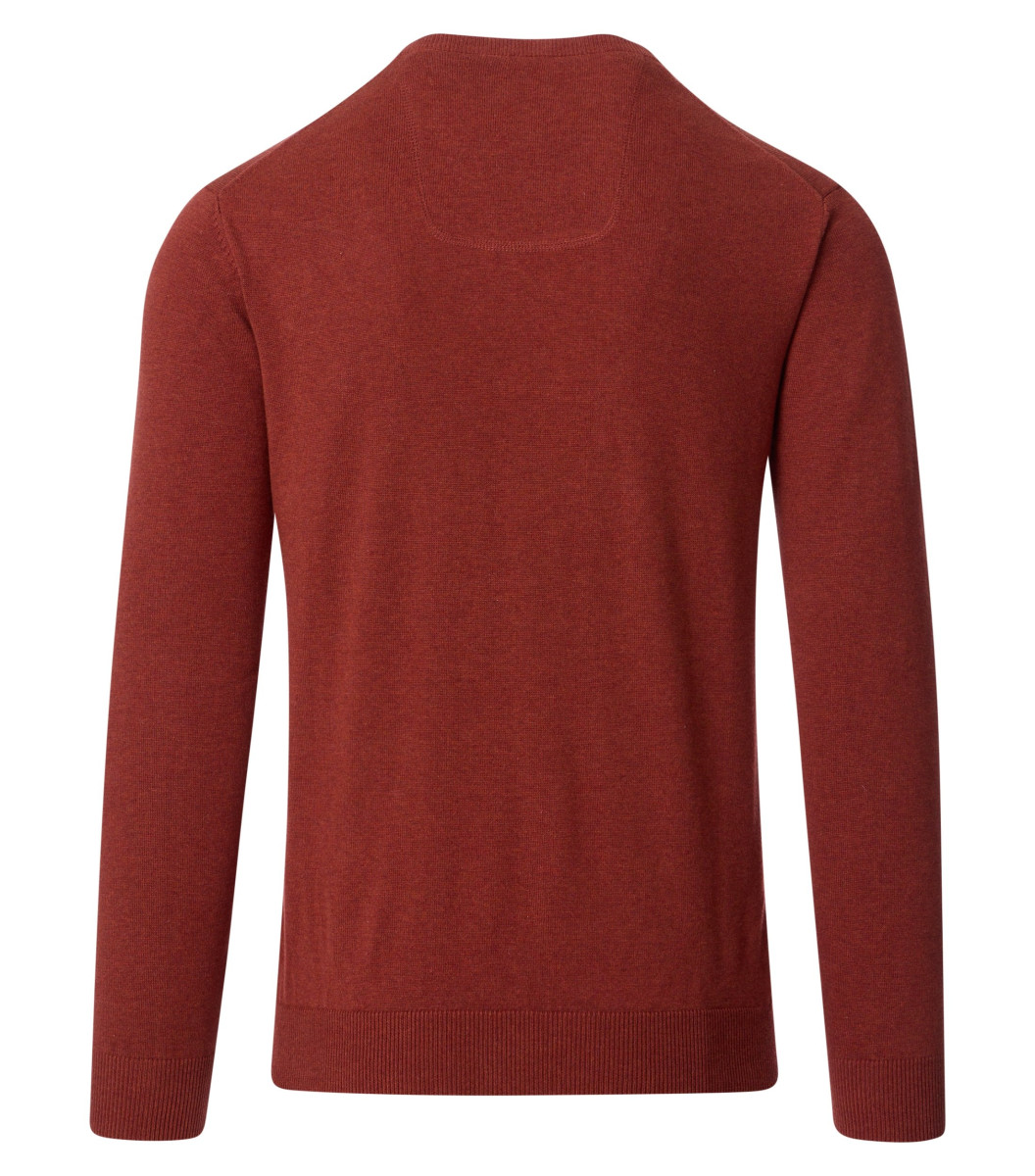 Casamoda V-neck jumper - orange (490)