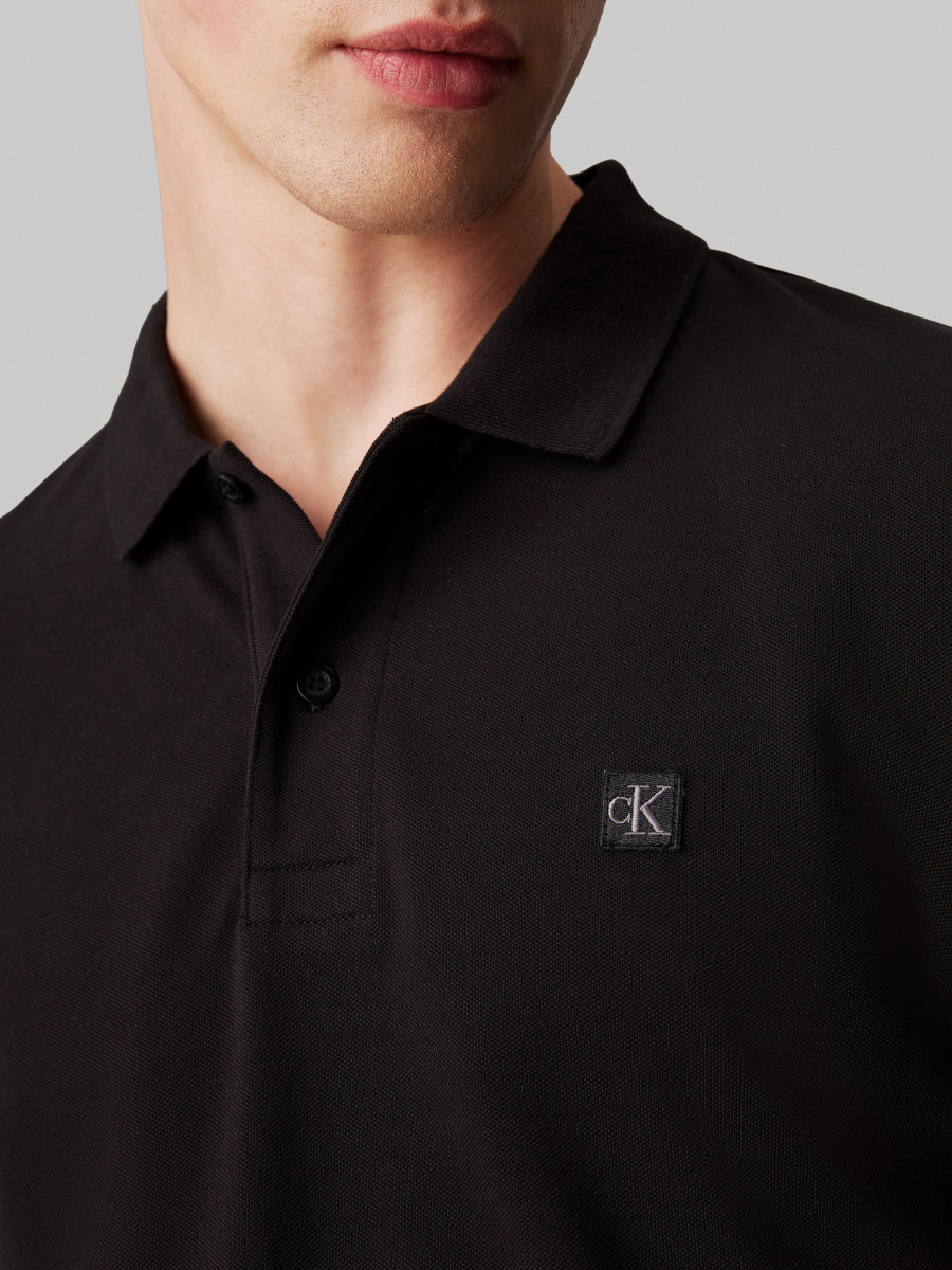 Calvin Klein Jeans Polo Slim Fit - schwarz (BEH)