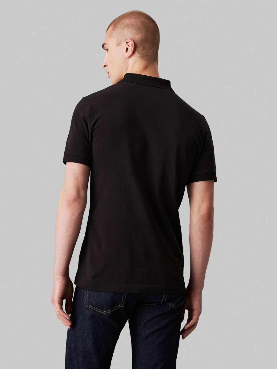 Calvin Klein Jeans Polo Slim Fit - schwarz (BEH)