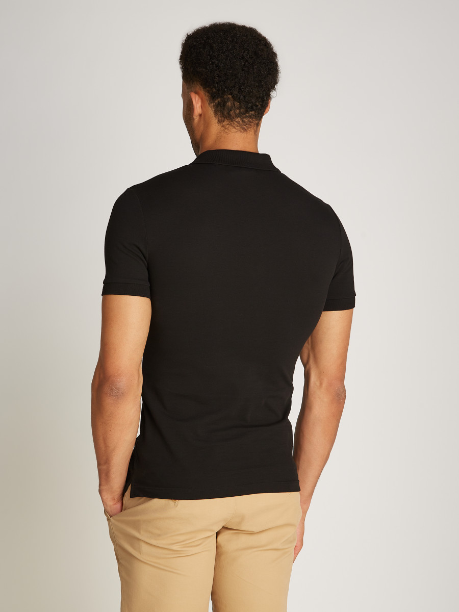 Calvin Klein Jeans Polo Slim Fit - schwarz (BEH)