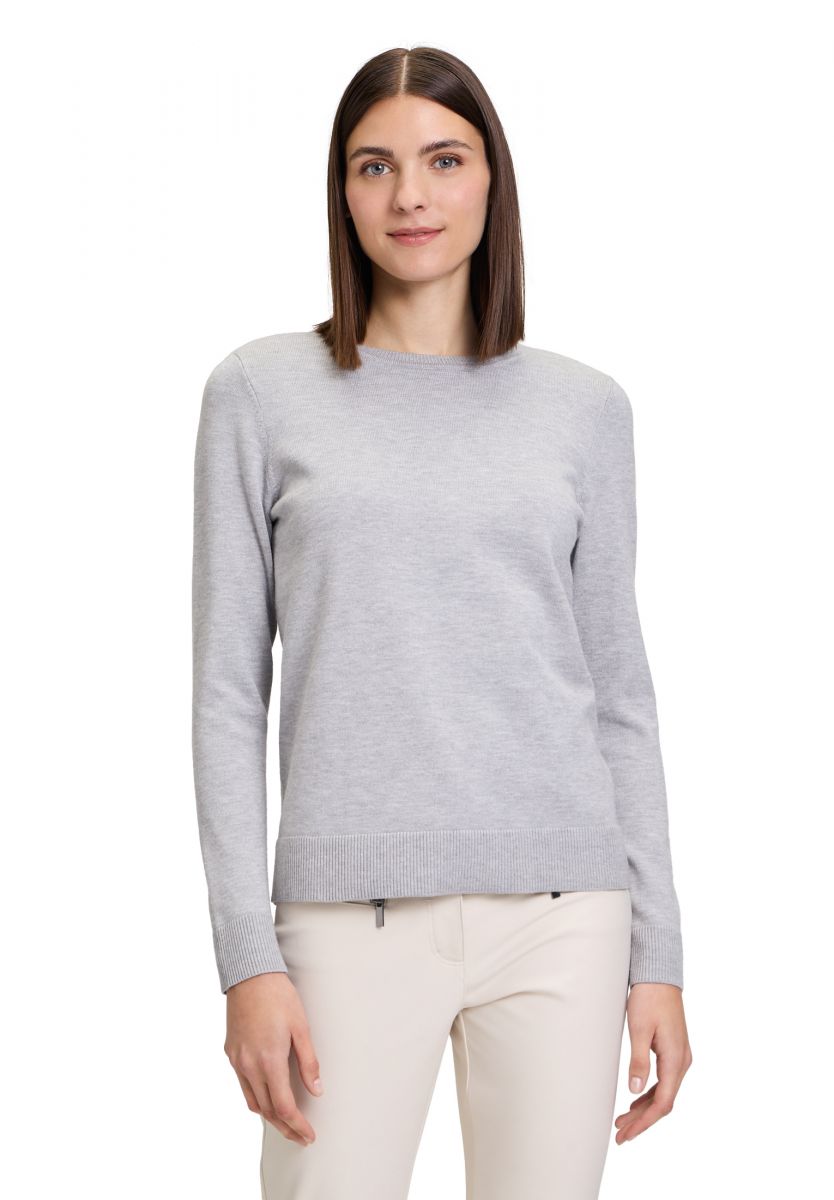 Betty Barclay Basic knit jumper gray 9707 44