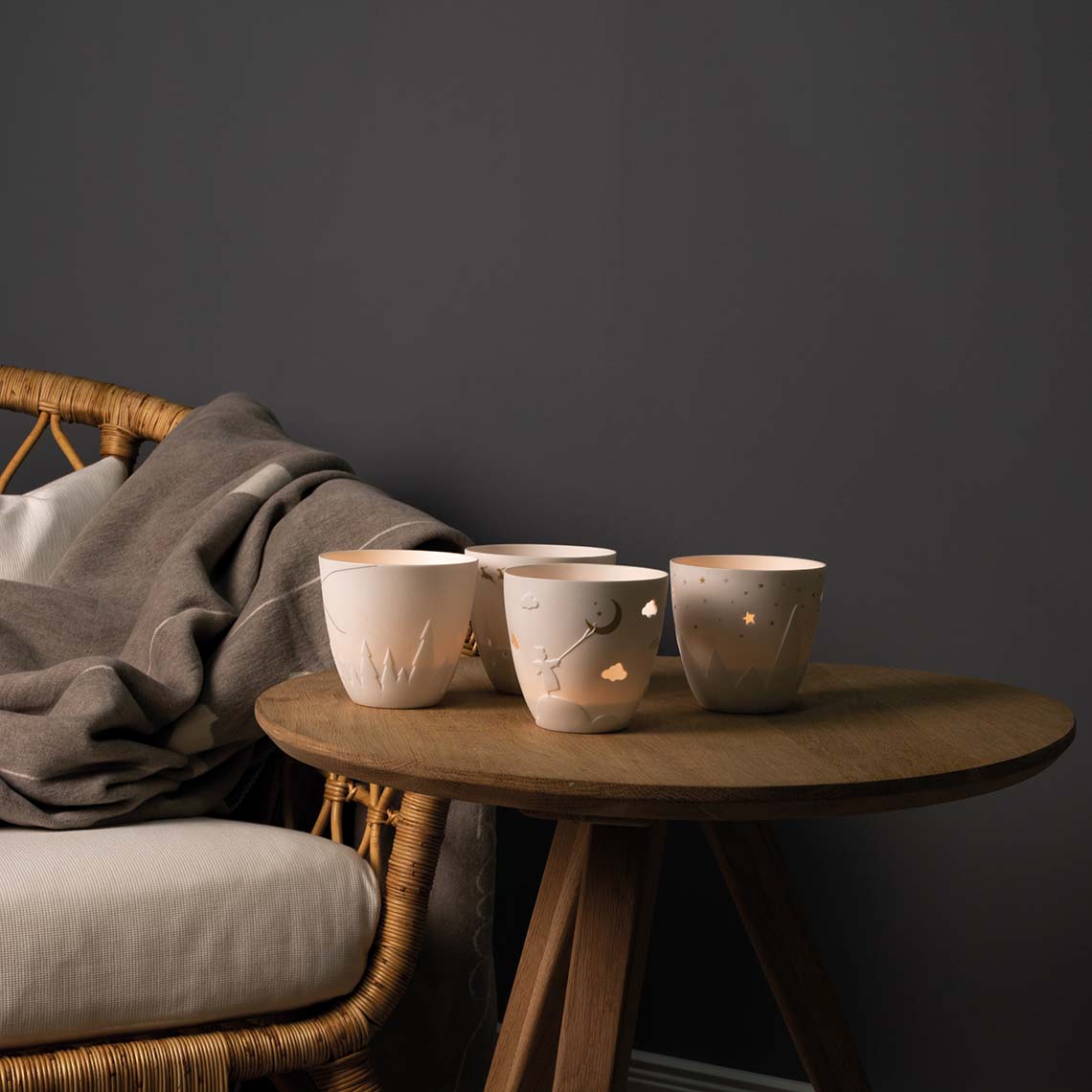 Räder Poesielicht (9,5cm H 9cm) - weiß (NC)