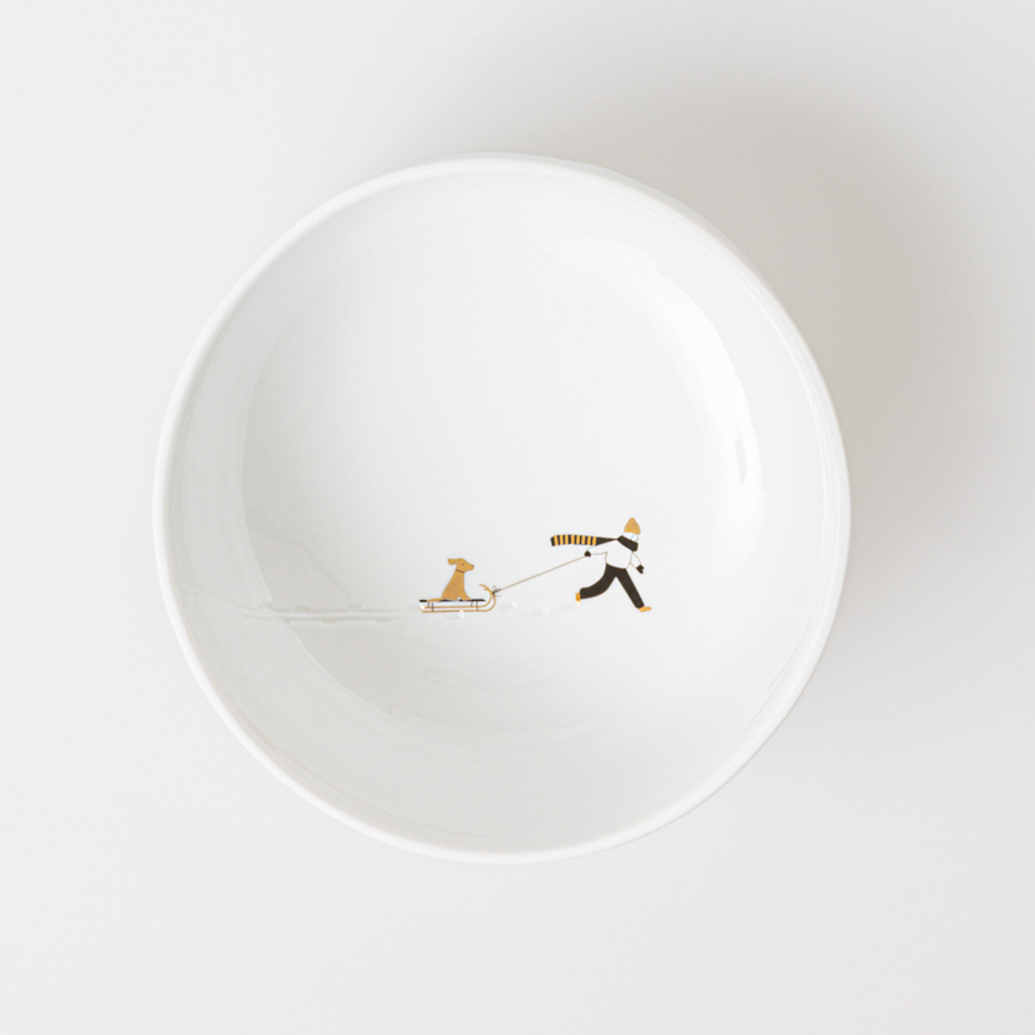 Räder Schüssel - Hundeschlitten   - weiß (0)