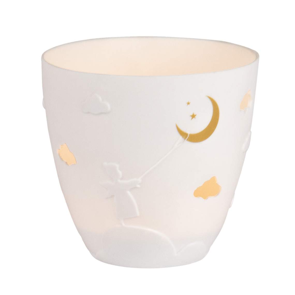 Räder Poesielicht (9,5cm H 9cm) - weiß (NC)