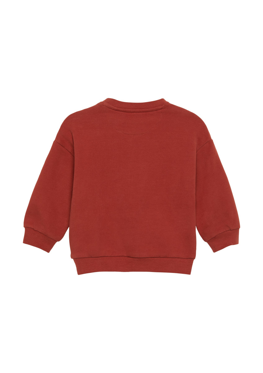 Red Label Sweatshirt mit Teddybär-Applikation rot (3840