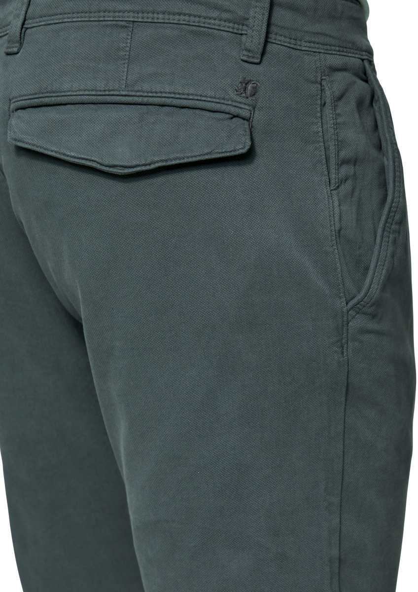s.Oliver Red Label Regular Fit: Strukturierte Chino aus Baumwollstretch - grau (9581)