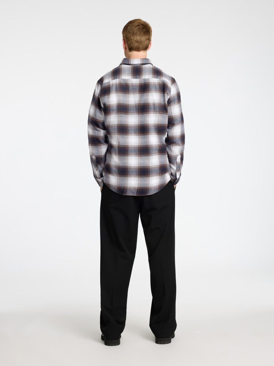 Selected Hemd - Slhslimowen - braun/weiß (178615009)