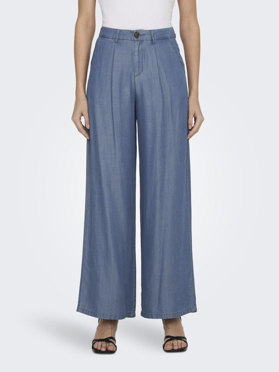 JDY Stoffhose - blau (179695)