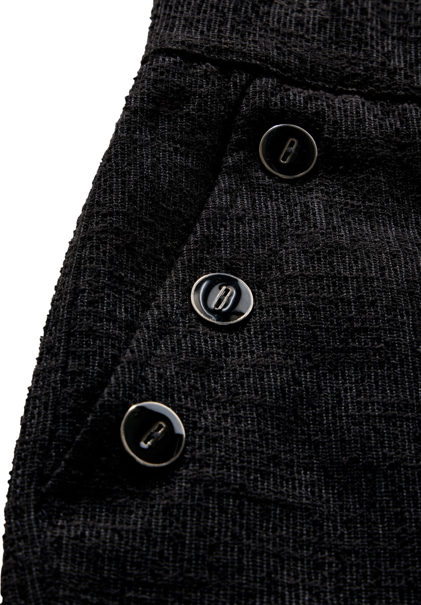 Street One Bouclé pants - black (10001) - 38/30