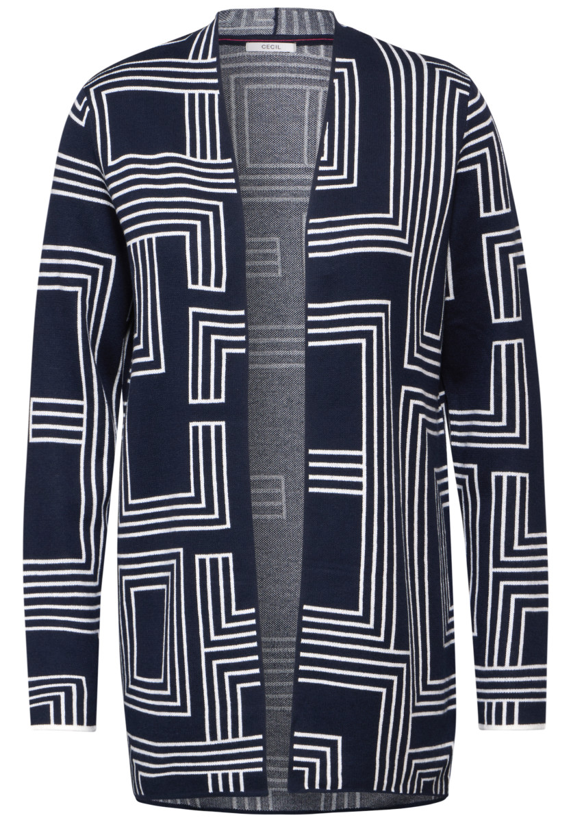 Cecil Offener Cardigan blau (25910) XS