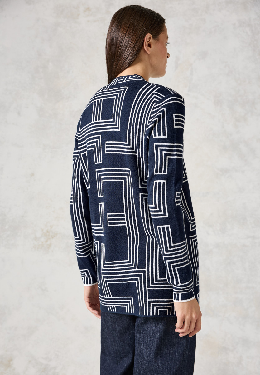 Cecil Offener Cardigan blau (25910) S