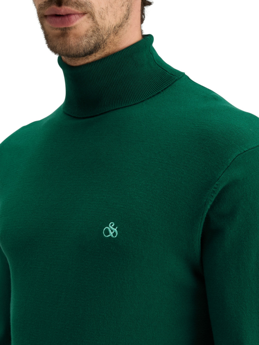 Scotch & Soda Turtleneck sweater - green (7345)
