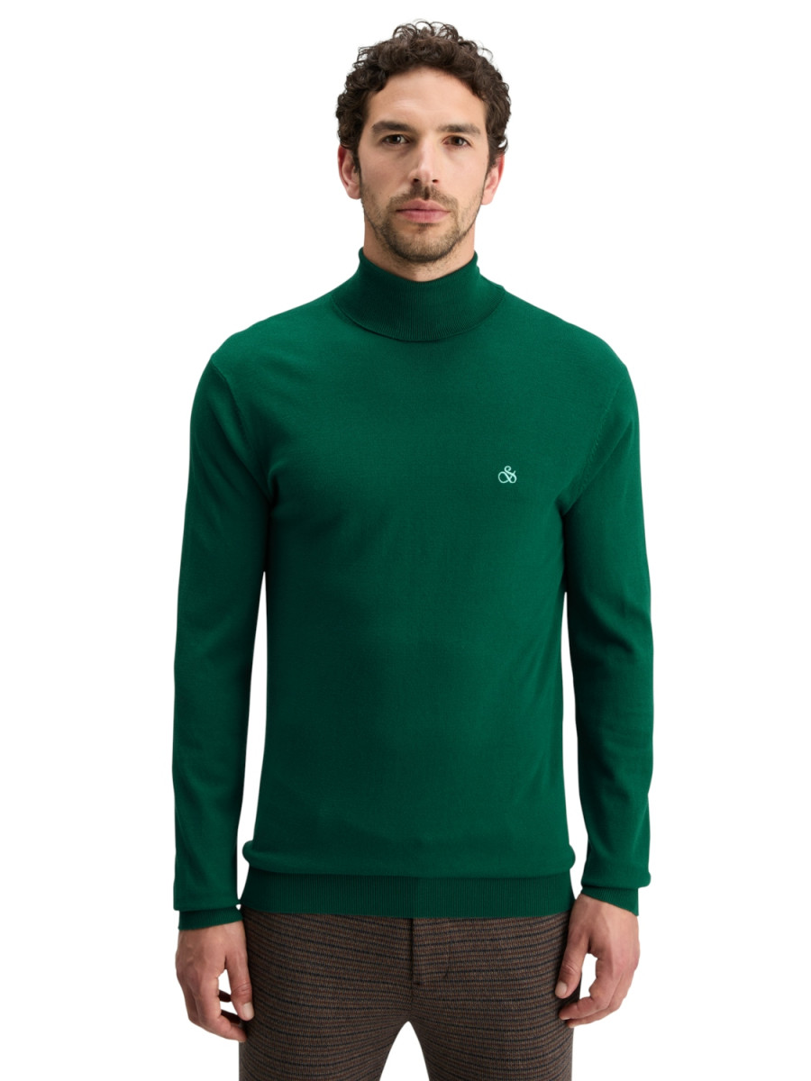 Scotch & Soda Turtleneck sweater - green (7345)